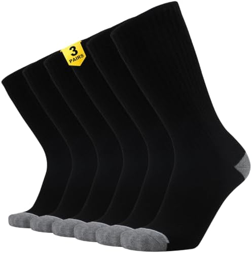 Cushion Crew Socks • Black 1